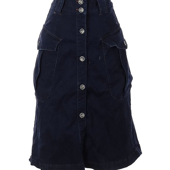 Massimo Dutti A-line denim skirt - Picture 2 of 11
